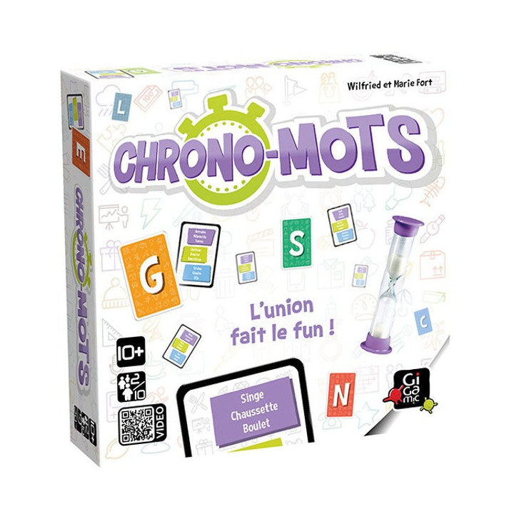 Chrono-Mots - Cartes et petits jeux - Achetez sur ludifolie