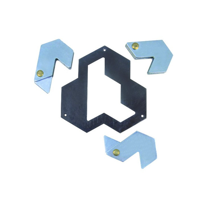 Acheter Cast Huzzle Hexagone - Casse-tête - Hanayama - Ludifolie
