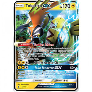 Carte Pokemon Tokorico GX SM50 JUMBO Etoile promo