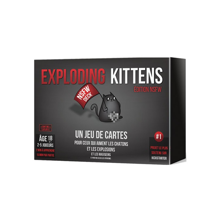 Acheter Exploding Kittens NSFW - Jeu de société - Ludifolie
