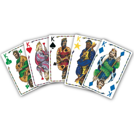 Gigamic - Les Cinq Rois - Jeu De Cartes Inspiré Du Rami - De 1 à 7 Joueurs - À Partir De 8 Ans