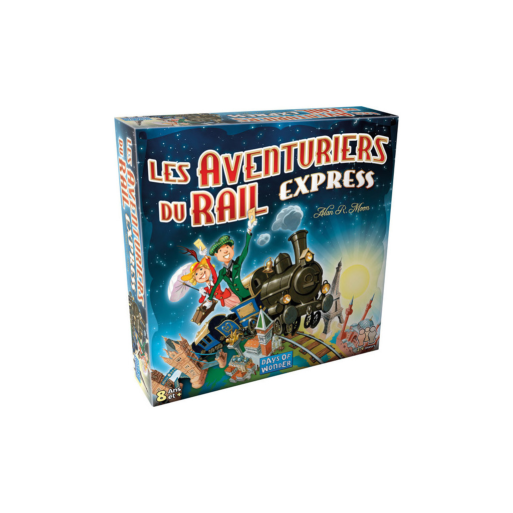 Jeu de stratégie Asmodée Les Aventuriers du rail Express - Jeu de stratégie  - Achat & prix