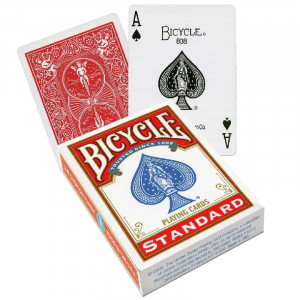 Cartes Bicycle "Rider Back" Standard - Dos Rouge
