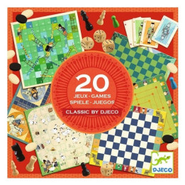 Acheter Coffret 20 Jeux Classiques - Djeco - Ludifolie
